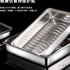 316 Stainless Steel Dumpling Freezing Box Food Grade Wonton Dumpling Quick Freezing Box Refrigerator Special Fresh-Keeping Storage Box