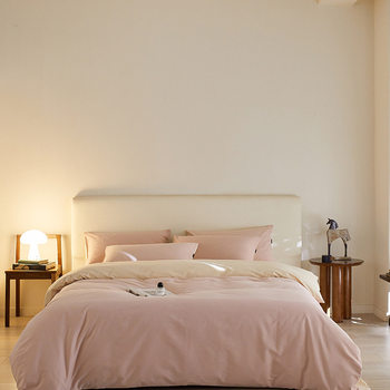 Class a Classy 100S Thickeneded Brushed Cotton Four-Piece Set Pure Cotton Bed Bed Sheets Quilt Cover Bed Bed Sheets Three-Piece Set Accessible Luxury Autumn and Winter