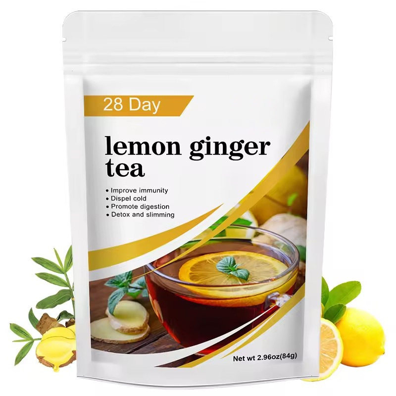 Foreign Trade Export Lemon Ginger Tea Lemon Ginger Tea Slimming Detox28Day