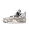 Aj4 silver gray buckle