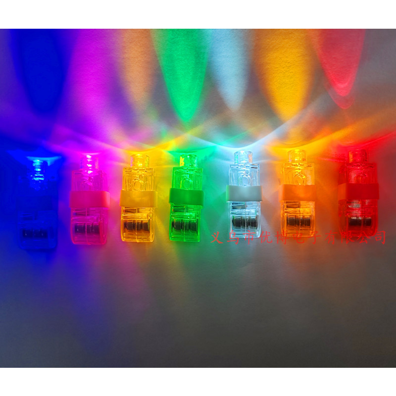 厂家直销LED闪光手指灯冰雕刺身灯夜航灯助威道具发光玩具批发