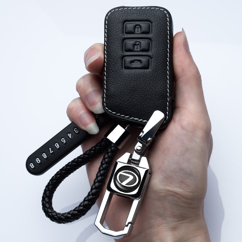 Suitable for Lexus key case GS IS ES200 NX RX300 CT200h car leather buckle