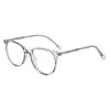17218 Eyeglass Frame Internet Celebrity Transparent Crystal Texture Eyeglass Frame Imitation Acetate Insertable Leg Tr90 Optical Glasses