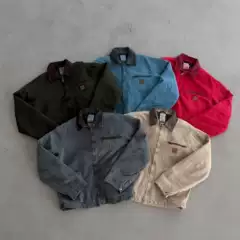 American-style Heavy J97 Retro American-style Short Detroit Jacket Work Zipper cleanfit Jacket for Men and Women