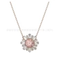 Sunflower pollen diamond necklace