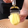 Stainless Steel Grater Kitchen Multifunctional Peeler Household Non-Hurt Hand Peeling Knife Dual-Use