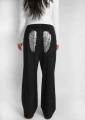 Black fleece sweatpants