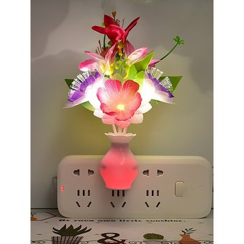 Year of the Horse Led Light-Controlled Automatic Sensor Eye Protection Colorful Night Light Plug-In Energy-Saving Bedroom Baby Feeding 2026