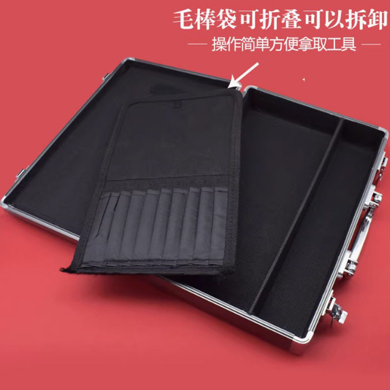 Aluminum Ear-Picking Tool Box with Isolation, Ultra-Large Capacity, Professional Ear-Picking Tool Box with Silent Storage