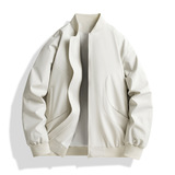 Новая мужская куртка 2025 года, весенние и осенние модели, воротник-стойка, повседневный свободный летный костюм, бейсбольный воротник, трендовая трансграничная куртка для мужчин