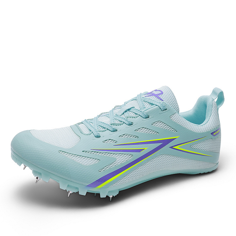 Giày đinh chạy nước rút điền kinh cho học sinh nam nữ — 6788 Xanh dạ quang [size 34-44], 6788 Hồng nhạt [Size 34-42], 6788 Tím Ánh Trăng [Size 34-44]