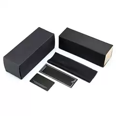 Cross-Border brand sunglasses box exquisite spot packaging zipper box glasses sunglasses box folding clip mirror box Europe and the United States