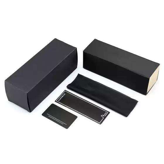 Cross-Border brand sunglasses box exquisite spot packaging zipper box glasses sunglasses box folding clip mirror box Europe and the United States