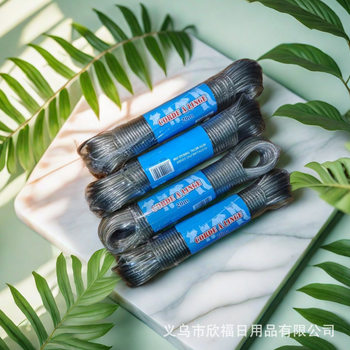 PVC plastic 20m drying wire clothesline transparent color manufacturers Amazon AliExpress cross-border wholesale