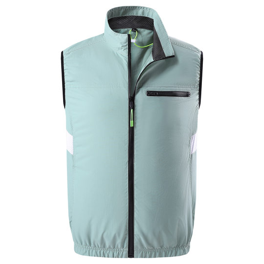 Summer New Air Conditioning Clothes Outdoor Work Clothes Cooling Refrigeration Sleeveless Work Clothes Heat Dissipation Cooling Fishing Work Horse