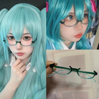 First Sound Exhibition Ghoul God Dailishi Magic Girl Xiao Mei Yan cos Animation Second Dimension Lower Half Frame Glasses Frame