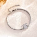 7909 arc de triomphe bracelet silver