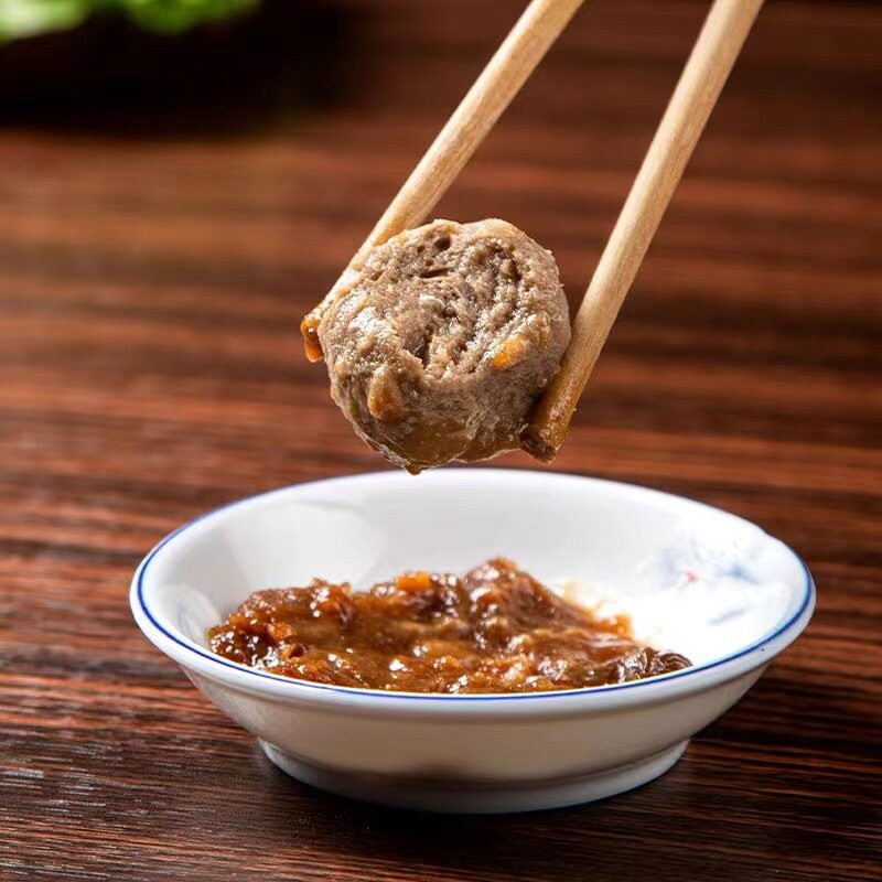 Authentic Chaoshan hand-made beef balls Jieyang Chaozhou Shantou specialty pure hand-made pee balls hot pot Shunfeng cold chain