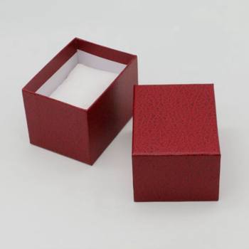 Litchi Pattern Imitation Leather Watch Box Heaven and Earth Cover Watch Box Single Spot Wholesale Bracelet Packaging Jewelry Storage Watch Box