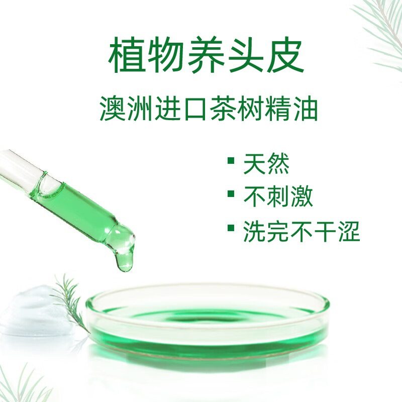 L'Oreal Tea Tree Shampoo Plant Extract Anti-Dandruff Anti-Itch Refreshing Oil Control Shampoo for Men and Women 500Ml/700Ml