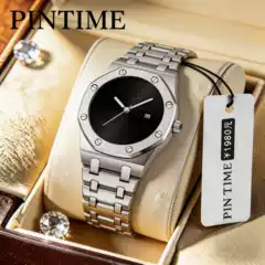 Black Hole Concept Design Men's Watch Ins Minimalist Smooth Surface No Scale Y2K Watch Men's Model Foreign Trade Cross-Border Wholesale