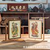 Chinese-style Photo Frame Set Table Solid Wood Rotating Photo Frame Set Table Vertical Wooden Transparent Double-sided Calligraphy Mounted Picture Frame Set Table
