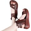 High Heel Fashion Women's Shoes 2025 Summer New Style Roman Shoes Women's High-top Soft Leather Wedge Sandals Women's Thick Sole Sandals