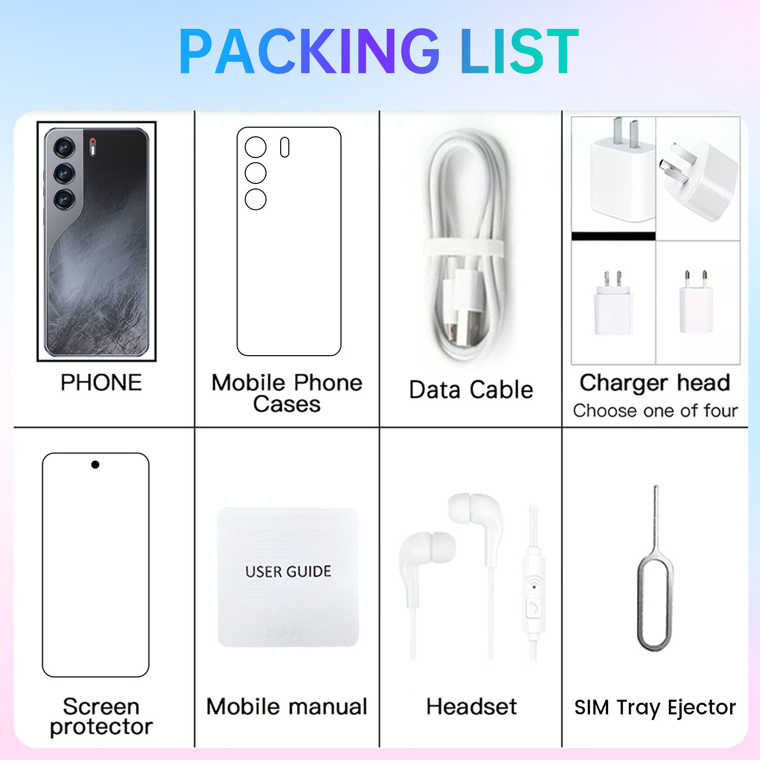 TK爆款跨境手机Camon40 Pro 7.3寸高清incell屏快充16+1TB安卓8.1