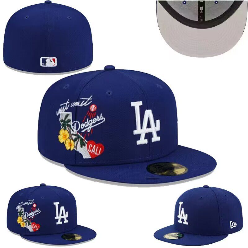 La gorra de béisbol completamente cerrada no se puede ajustar y se puede usar al revés. La nueva gorra de tamaño de la liga de béisbol de hip-hop estadounidense bordada