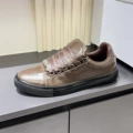 Brown leather low top