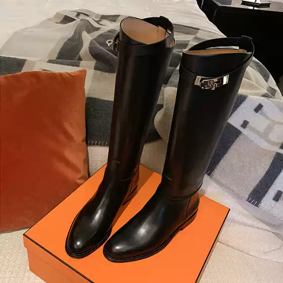 New Style Autumn and Winter Pointed Toe Chunky Heel Mid-Calf Long Boots for Women