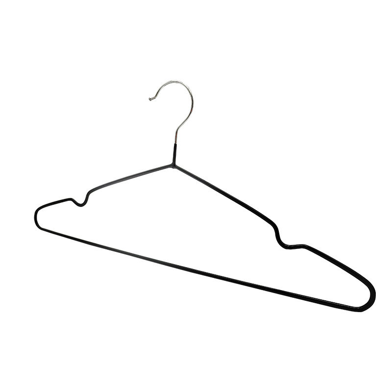 Pvc-Coated Iron Clothes Hangers, Non-Slip, Sturdy, Traceless, Household Clothes Hangers, Storage, Wholesale Drying Racks, Modern and Simple