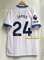2627 chelsea away custom #24 player jersey + league captain's armband