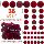 Amazon explosive flocking Christmas ball 36/ШТ Бархатный Рождественский шар, подвесной рождественский шар с защитой от поломки mini 5