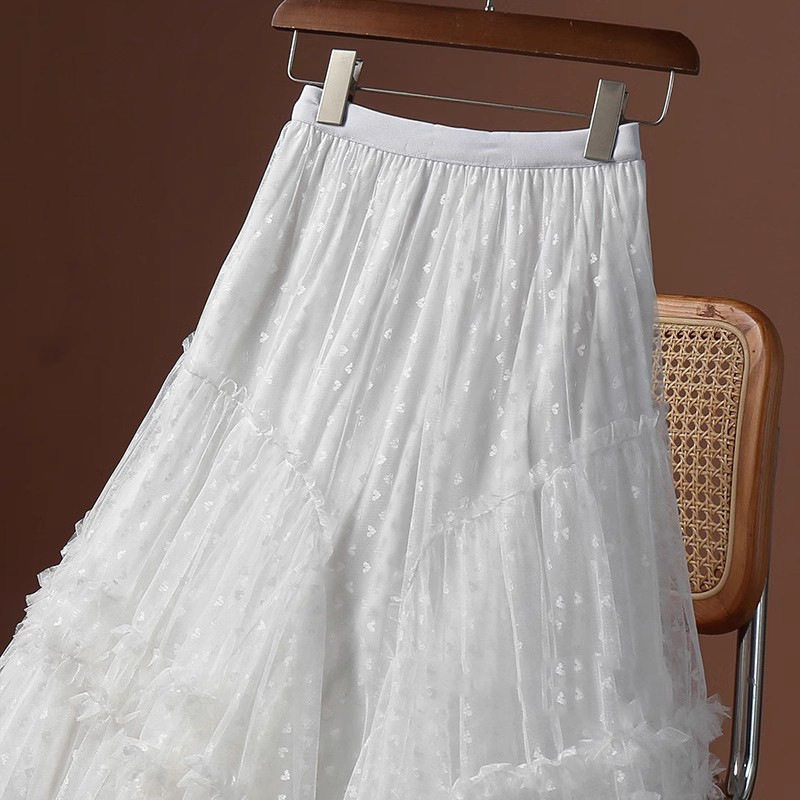 Mesh High-Waisted Skirt — Image 25