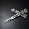 White pointed tip without edge