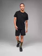 Cross-Border on Summer New Solid Color Versatile Trek-T Outdoor Running Round Neck Quick-Dry Ice Silk Short-Sleeve T-Shirt for Men