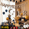 Birthday balloon one-year-old decoration adult ceremony party children boys girls scene layout background wall theme party