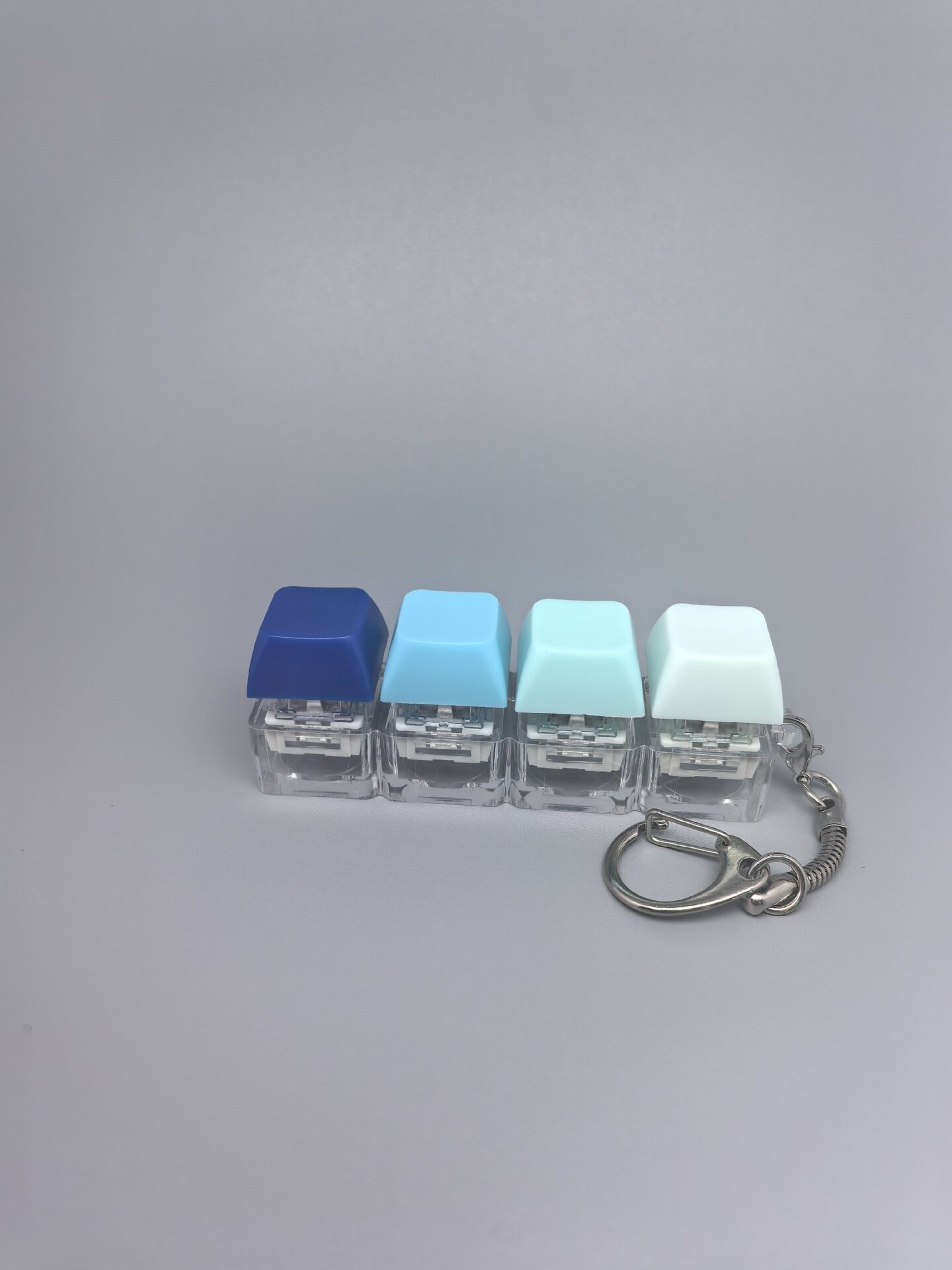 四键马卡龙按键解压玩具钥匙扣键盘办公摸鱼按键解压玩具跨境