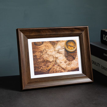 Factory supply American retro photo frame 5 inch 6 inch 7 inch 8 inch 10 inch studio set table wall frame wholesale