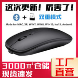 X1 новая ультратонкая перезаряжаемая бесшумная беспроводная мышь X2 с двумя режимами работы, Bluetooth, мобильный телефон, планшет, универсальная светящаяся игровая мышь