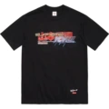 Yohji yamamoto letterprinting round neck pullover t-shirt, same style for men and women, couple style black