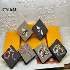 2025 tiger head foreign trade best selling classic short wallet card package explosions for men and women a generation of hair