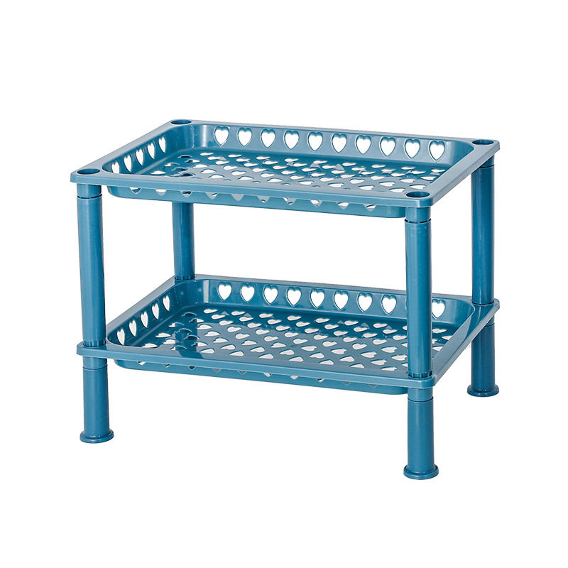 Kitchen Rack Floor-Standing Multi-Layer Fruit and Vegetable Seasoning Storage Rack Household Bathroom Basin Bucket Triangle Storage Rack