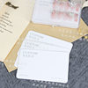 High-end light luxury wear nail stamping silver display card paper nail sheet board storage small card nail photography background display