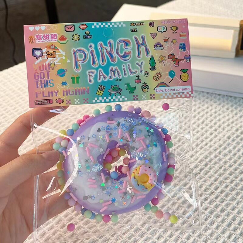 ドーナツ--紫[大きくて厚い]