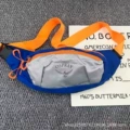 Gray and orange zipper
