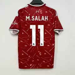2627 New Liverpool Home Jersey No. 11 Salah No. 7 Wirtz No. 4 Van Dijk Football Shirt for Fans