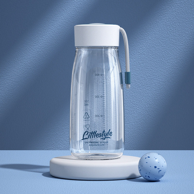 新款便携户外运动水杯男女商务直身塑料杯批发创意活动礼品随手杯