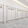 Clothing Store Display Rack Stainless Steel Simple Floor-to-Floor Nakajima Hanger for Men's and Women's Children's Clothing Store Shelf Display Props
